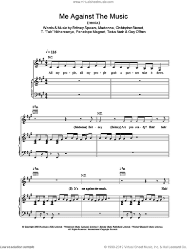 Me Against The Music (remix)