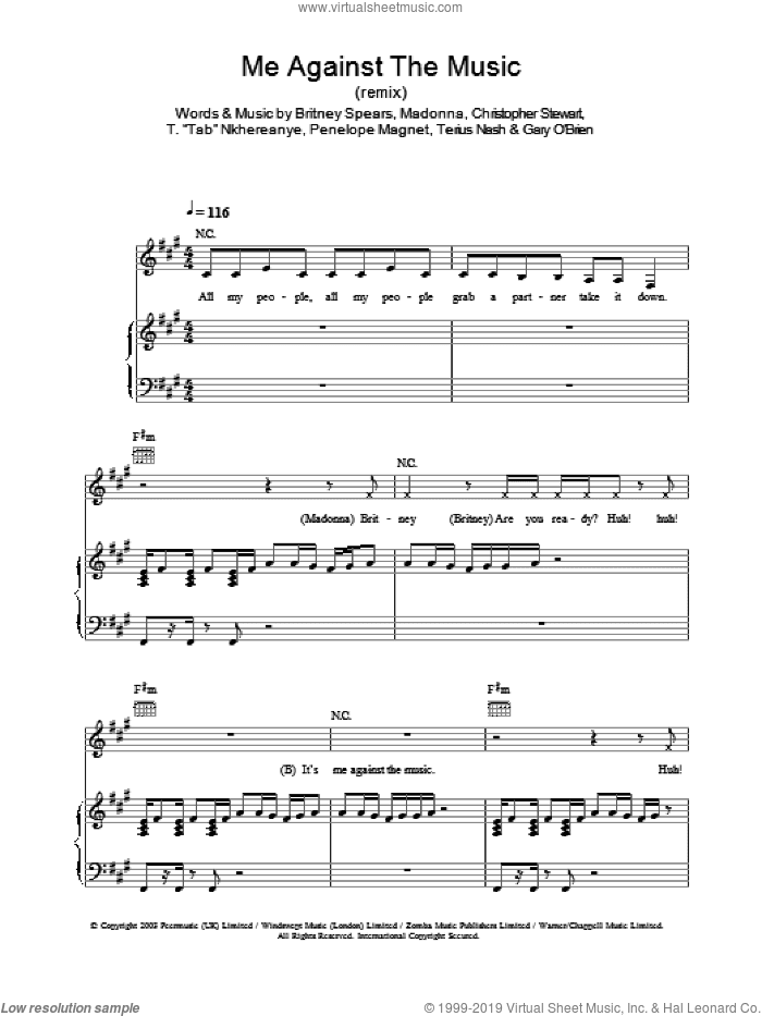 Me Against The Music (remix)