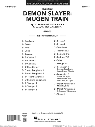 Music from Demon Slayer: Mugen Train (arr. Michael Brown)