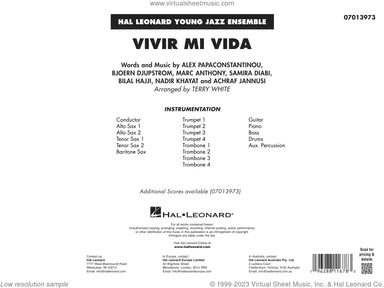 Vivir Mi Vida (arr. Terry White) (COMPLETE)