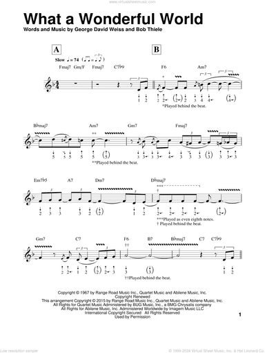 What A Wonderful World (arr. Will Galison)