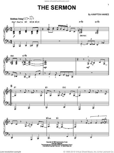 The Sermon (arr. Brent Edstrom)