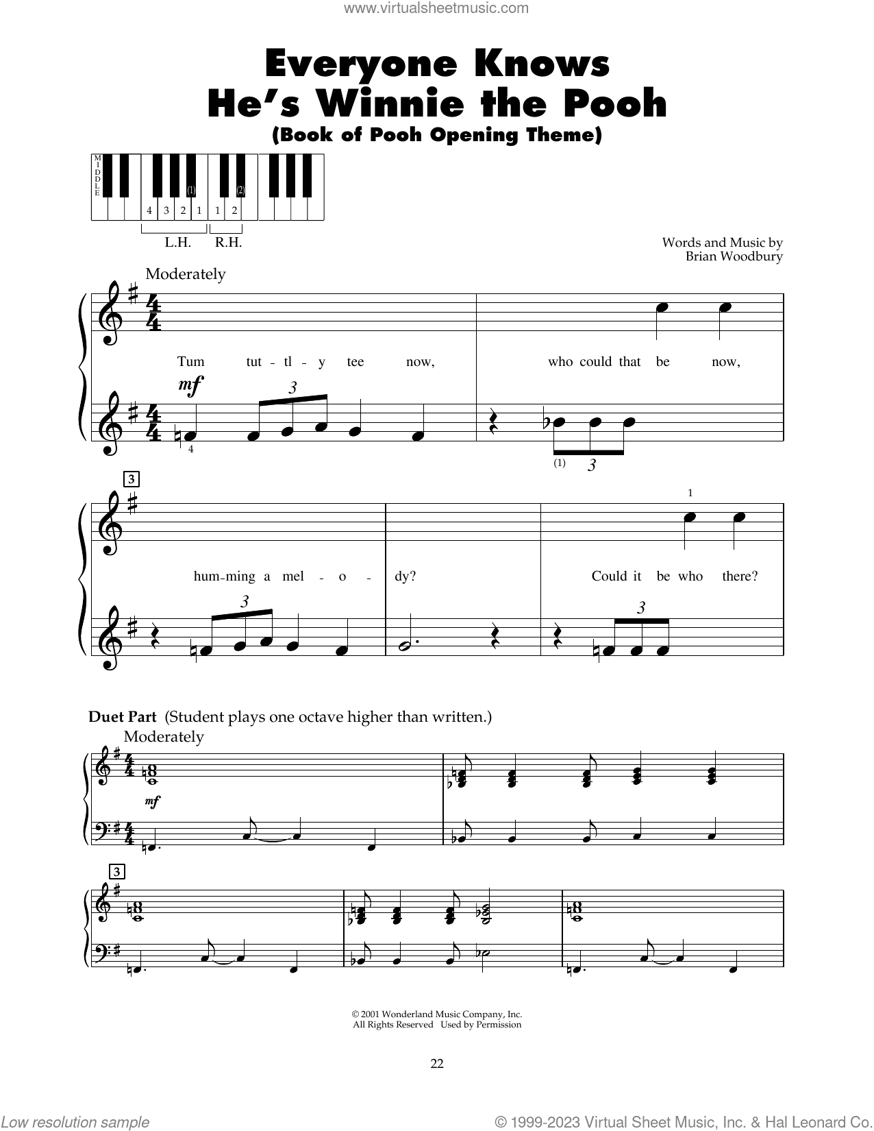 Everyone Knows He's Winnie The Pooh (Book Of Pooh Opening Theme)