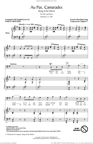Au Pas, Camarades (Song Of The Onion) (arr. Emily Crocker)