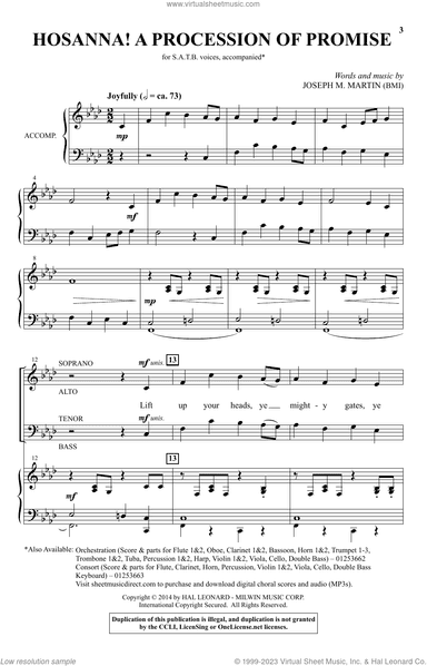 Hosanna! A Procession Of Promise