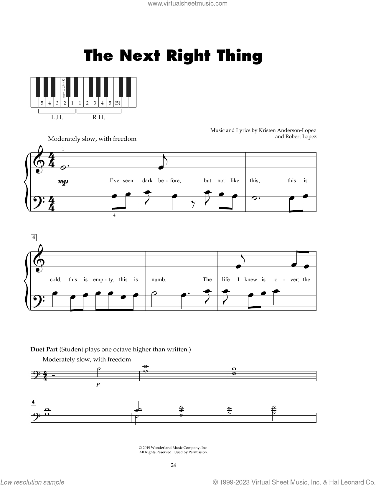 The Next Right Thing (from Disney's Frozen 2)