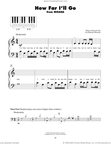 How Far I'll Go (from Moana)
