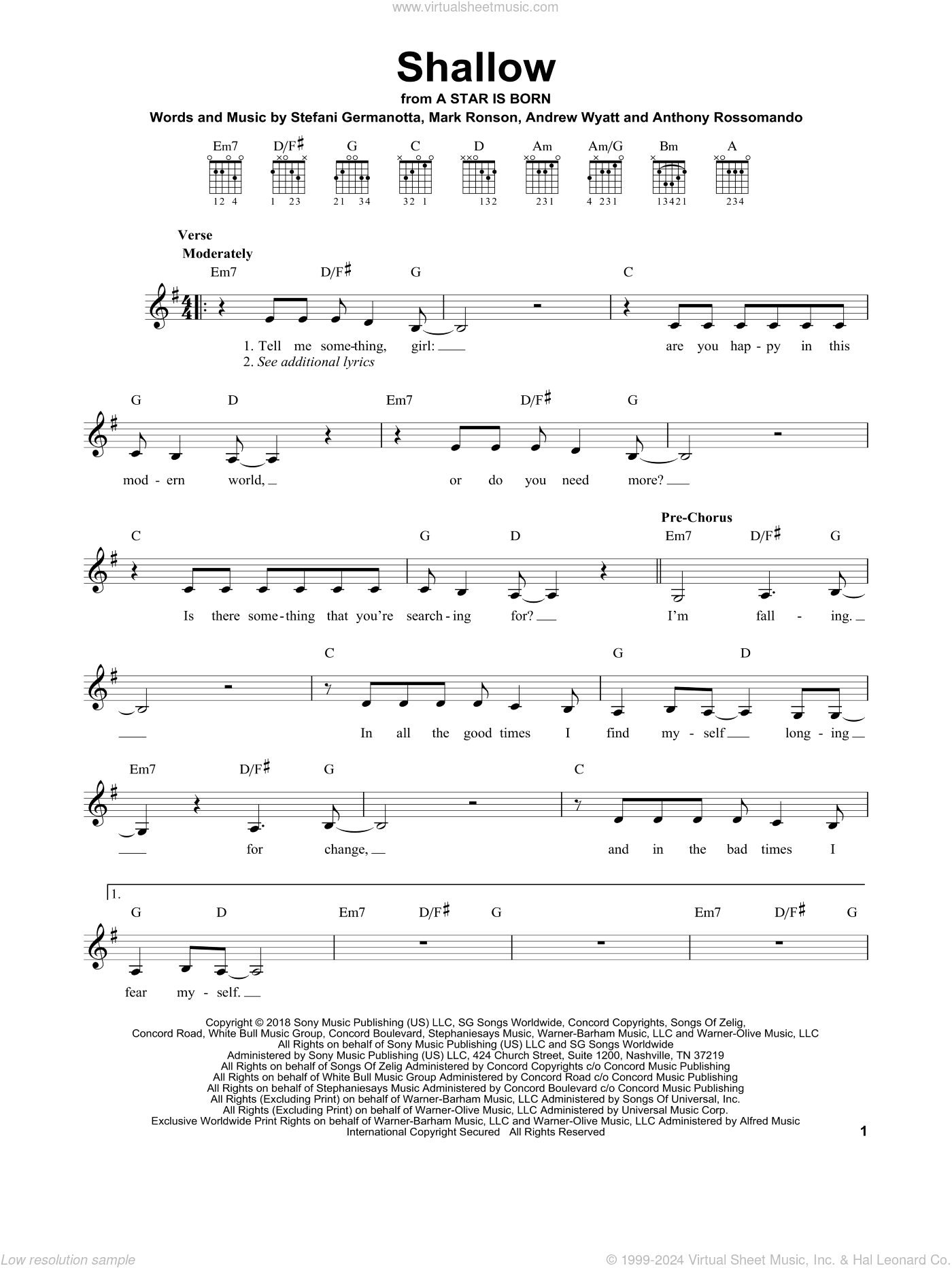 Shallow (from A Star Is Born)