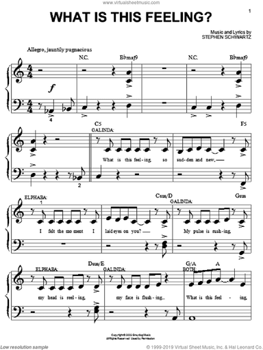 What Is This Feeling? (from Wicked)