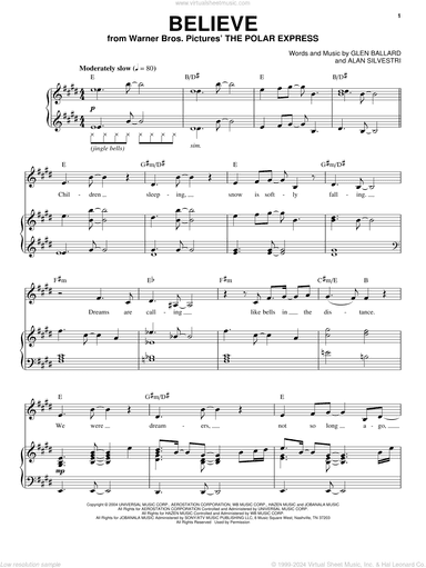 Believe (from The Polar Express)