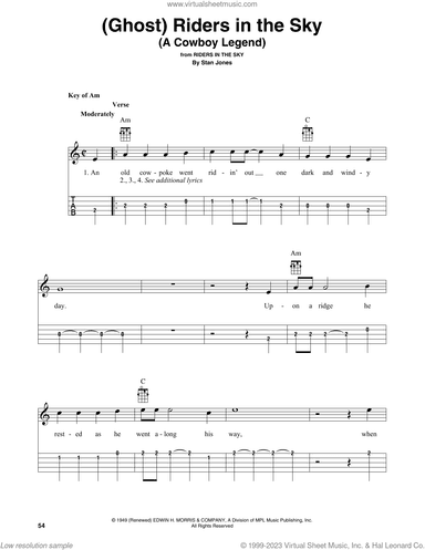 (Ghost) Riders In The Sky (A Cowboy Legend) (arr. Fred Sokolow)