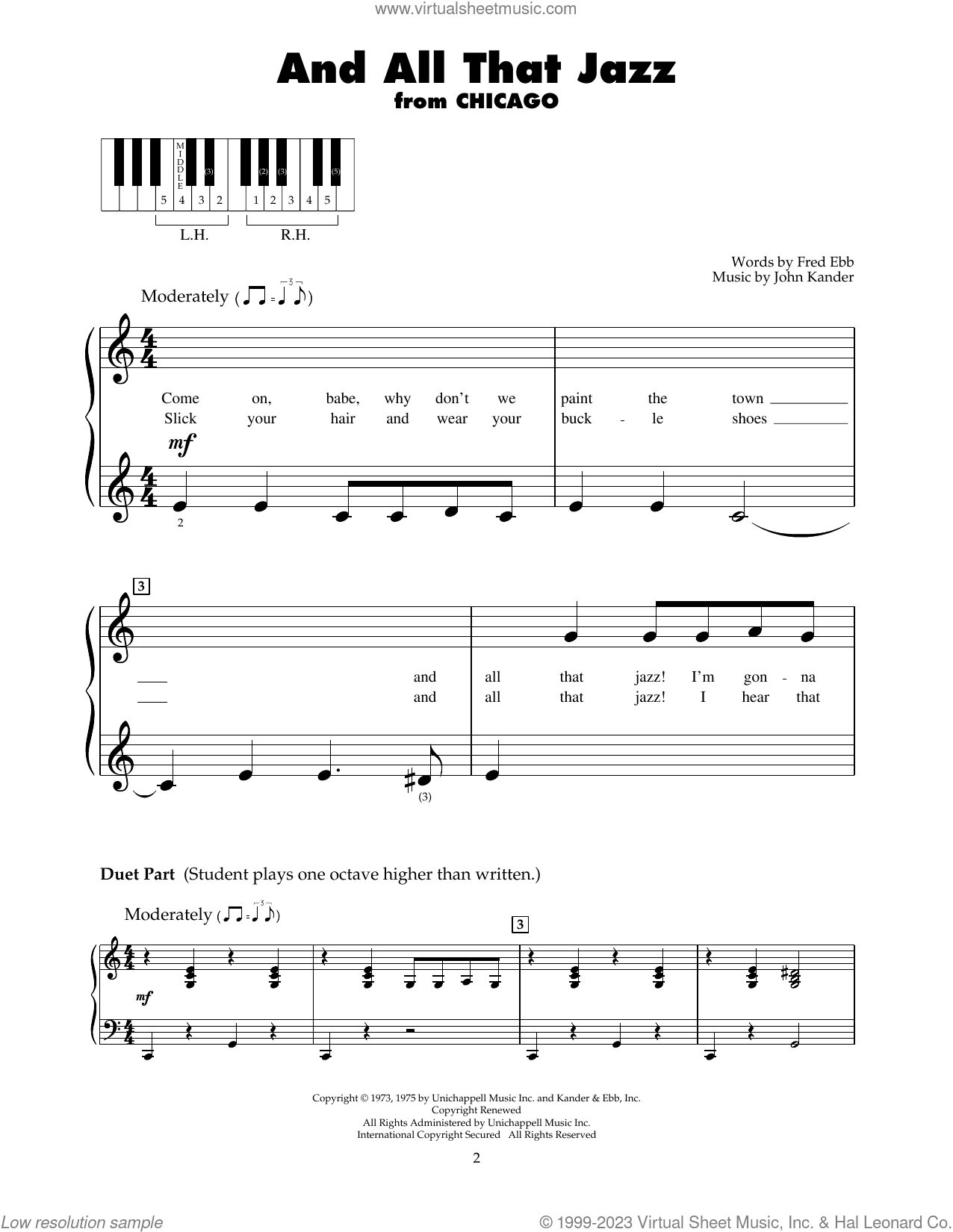 And All That Jazz (from Chicago)
