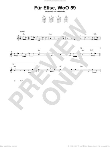 Fur Elise, WoO 59