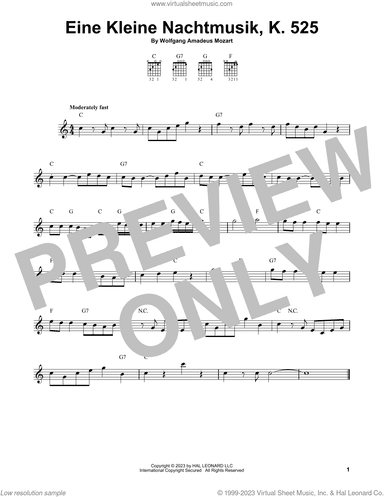Eine Kleine Nachtmusik, K. 525