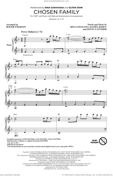 Chosen Family (arr. Roger Emerson)