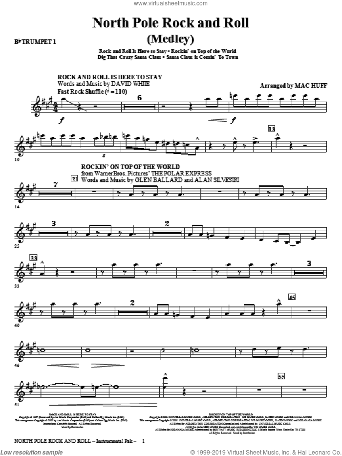 North Pole Rock And Roll (Medley) (complete set of parts)