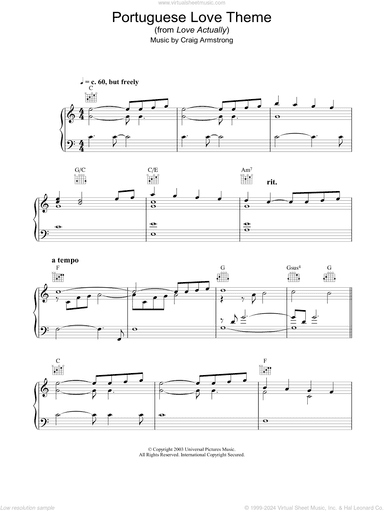 Portuguese Love Theme (from Love Actually)