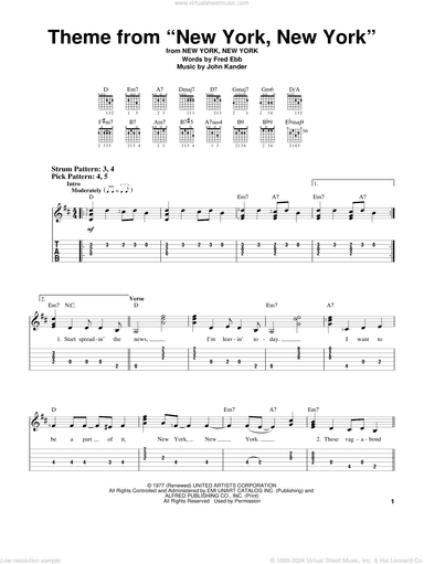 Theme From "New York, New York"