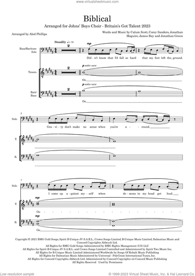 Biblical (arr. Aled Phillips) (COMPLETE)