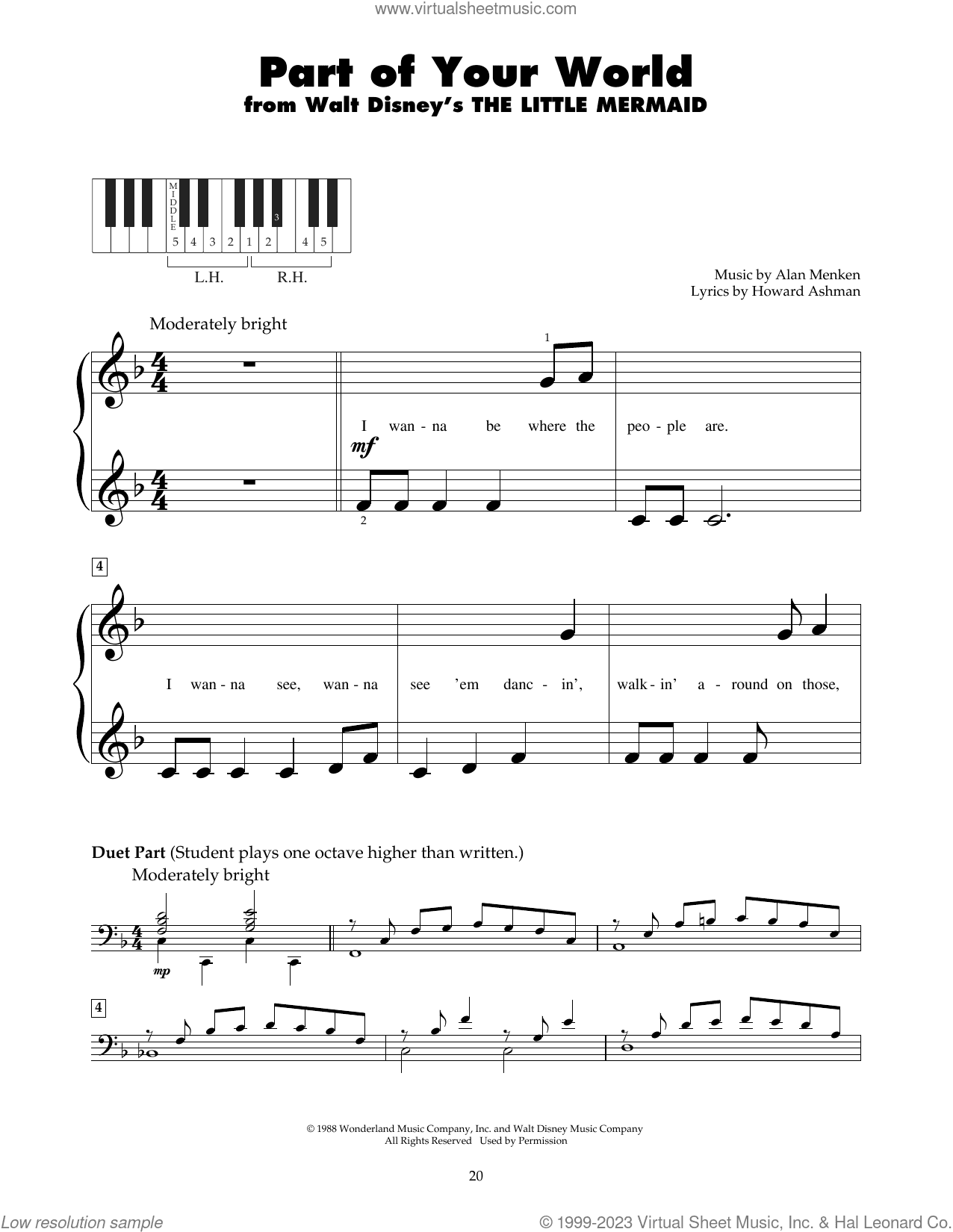 Part Of Your World (from The Little Mermaid)