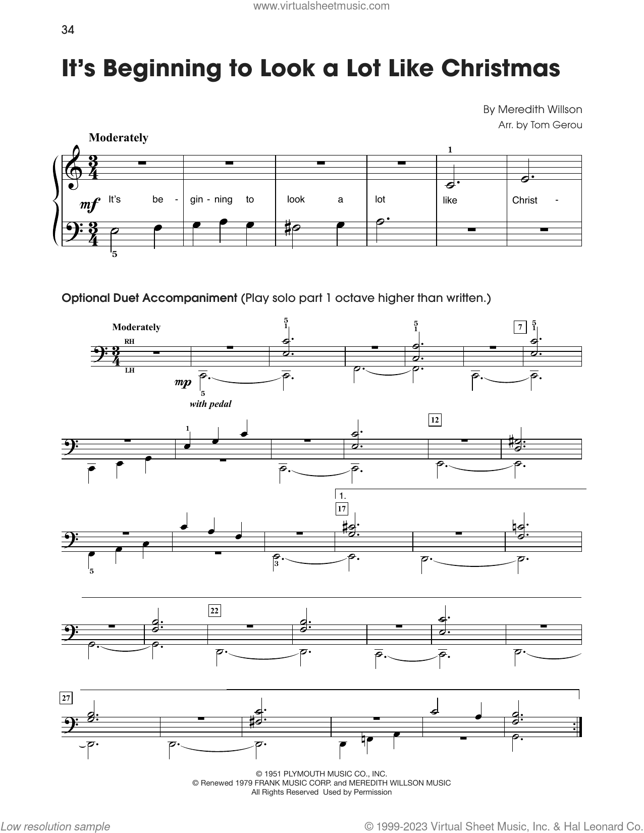 It's Beginning To Look Like Christmas (arr. Tom Gerou)