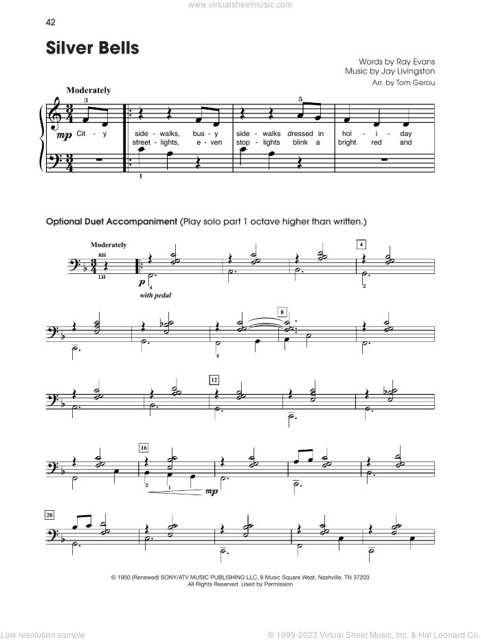 Silver Bells (arr. Tom Gerou)