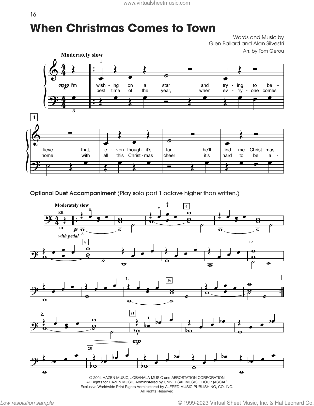 When Christmas Comes To Town (from The Polar Express) (arr. Tom Gerou)
