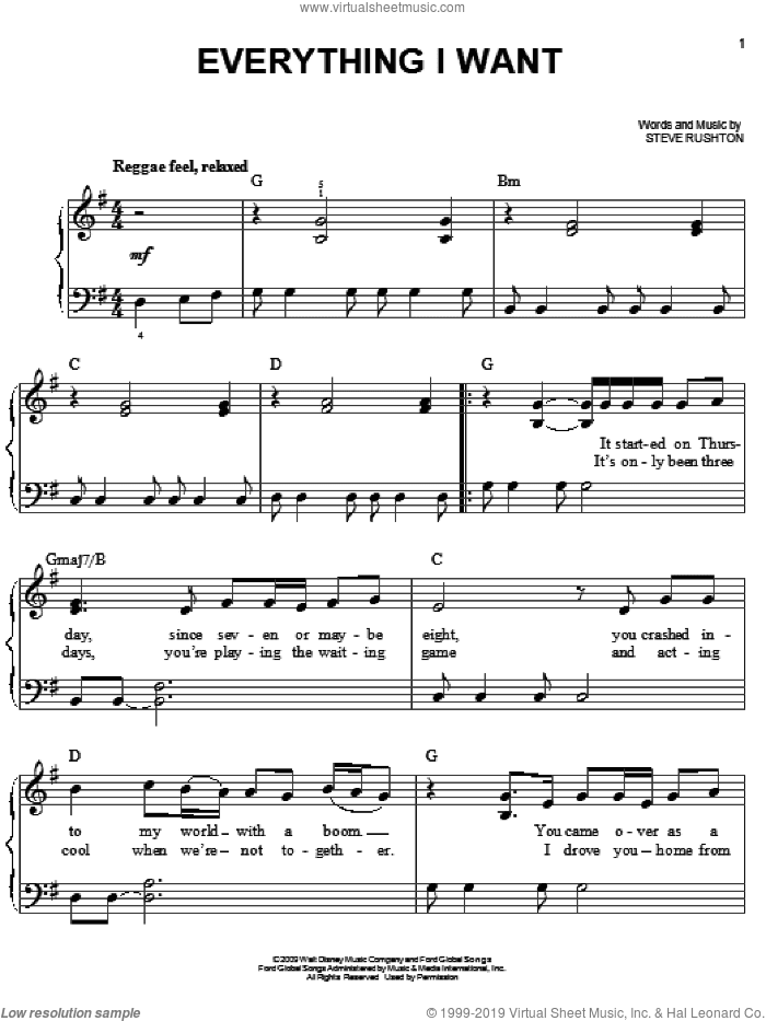 Everything I Want (from Hannah Montana: The Movie)