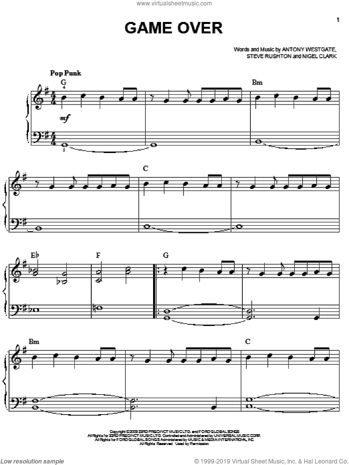 Game Over (from Hannah Montana: The Movie)