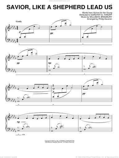 Savior, Like A Shepherd Lead Us (arr. Phillip Keveren)