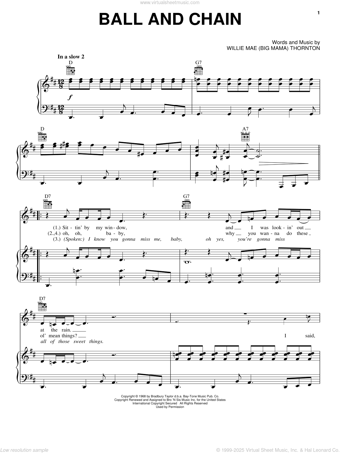Ball And Chain (from the musical A Night With Janis Joplin)