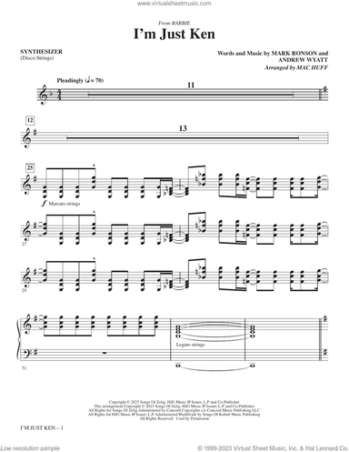 I'm Just Ken (from Barbie) (arr. Mac Huff)
