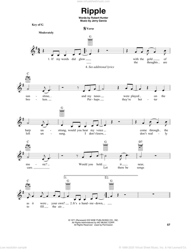 Ripple (arr. Fred Sokolow)