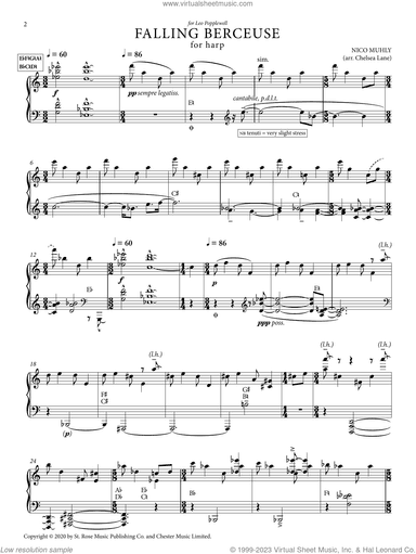 Falling Berceuse And Falling Pairs (Harp version) (arr. Chelsea Lane)