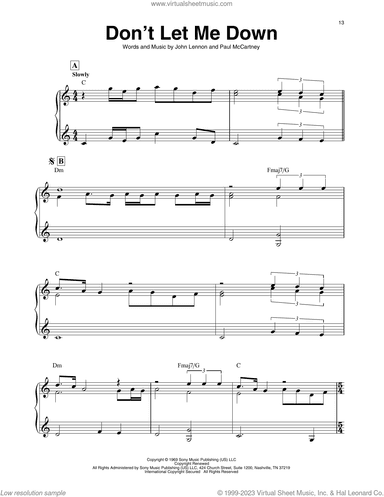 Don't Let Me Down (arr. Maeve Gilchrist)