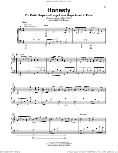Honesty (arr. Emily Brecker)