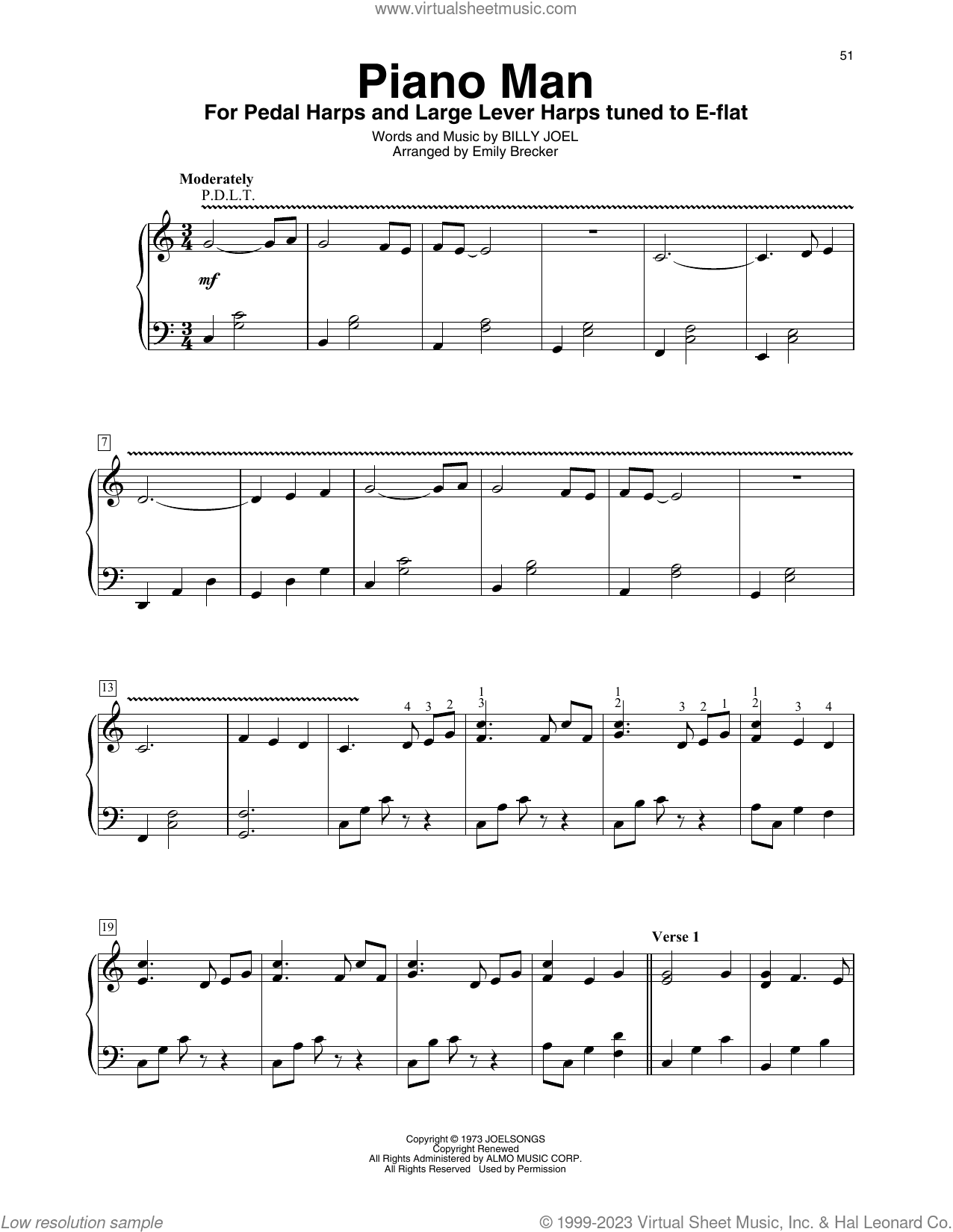 Piano Man (arr. Emily Brecker)