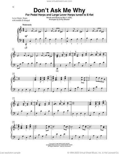 Don't Ask Me Why (arr. Emily Brecker)