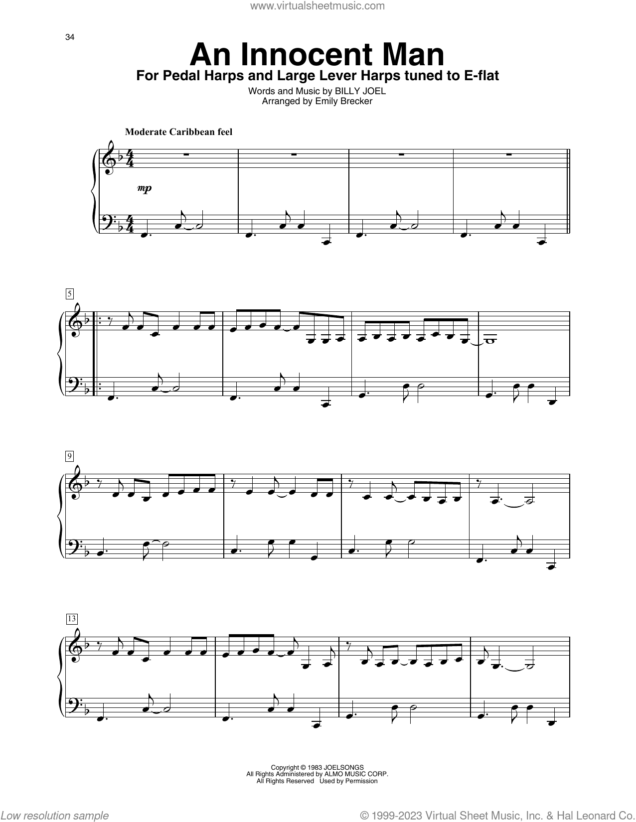 An Innocent Man (arr. Emily Brecker)