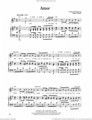 Amor (from Nine)