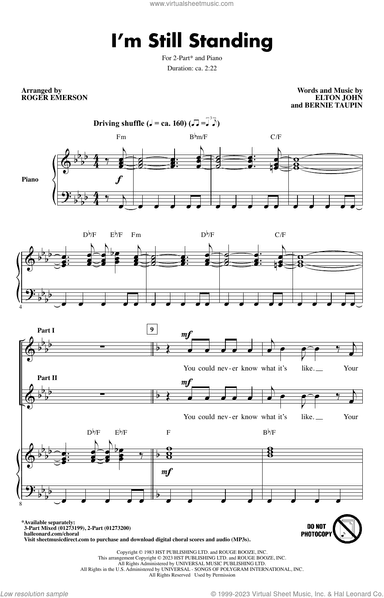 I'm Still Standing (arr. Roger Emerson)