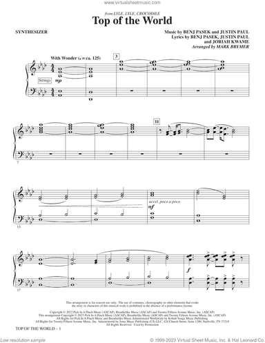 Top Of The World (from Lyle, Lyle, Crocodile) (arr. Mark Brymer)