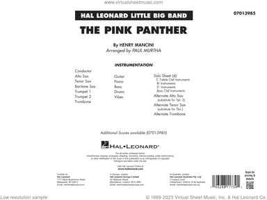 The Pink Panther (arr. Paul Murtha) (COMPLETE)
