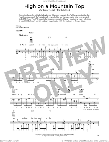 High On A Mountain Top (arr. Fred Sokolow)