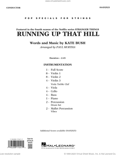 Running Up That Hill (arr. Paul Murtha) (COMPLETE)