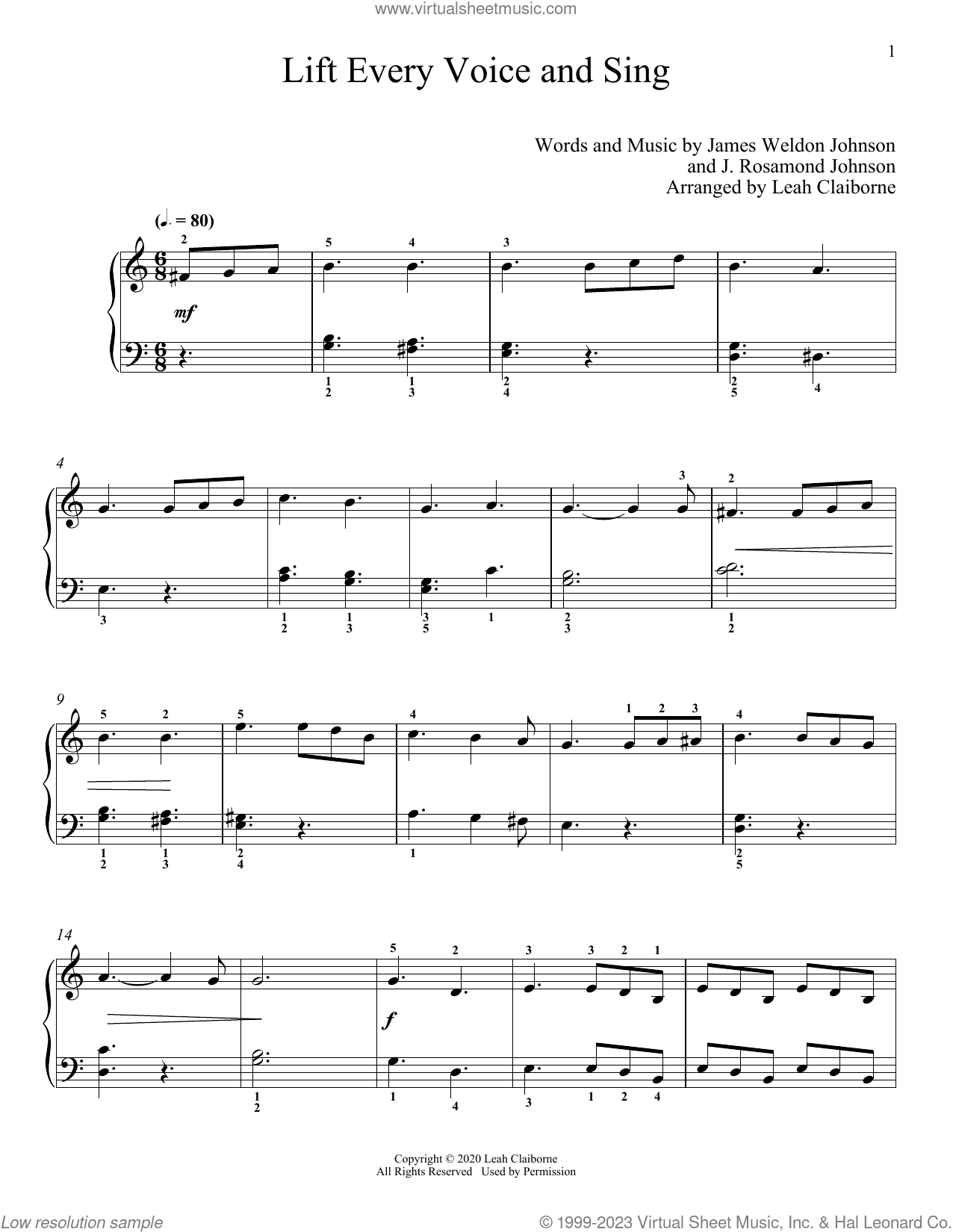 Lift Every Voice And Sing