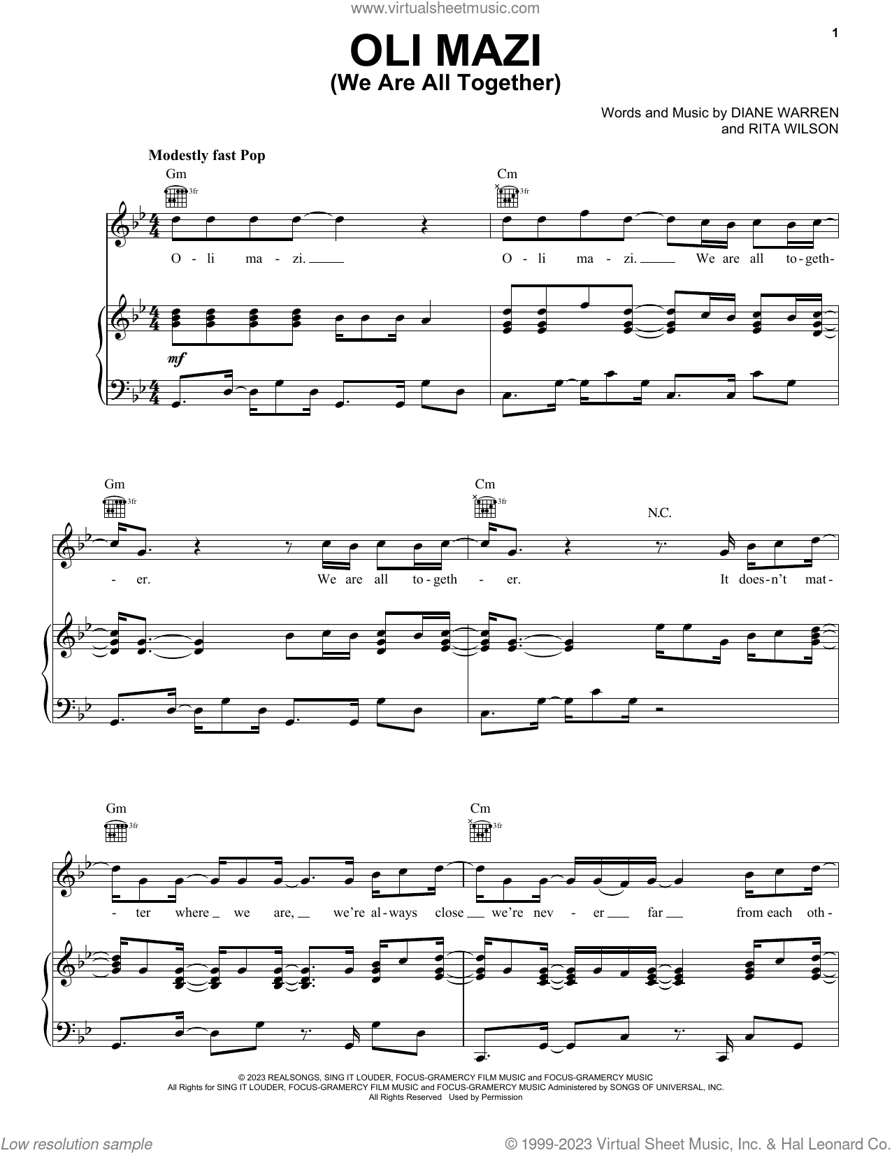 OLI MAZI (We Are All Together) (from My Big Fat Greek Wedding 3)