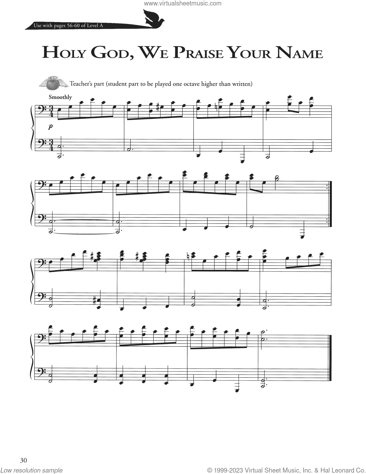 Holy God, We Praise Your Name