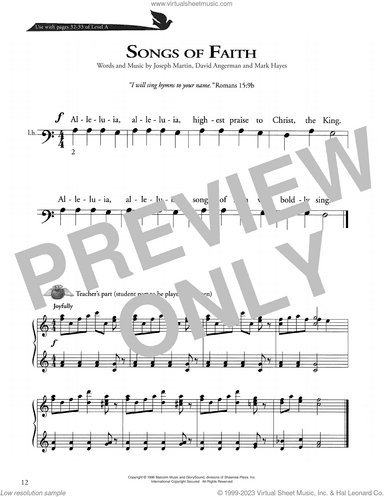 Songs Of Faith