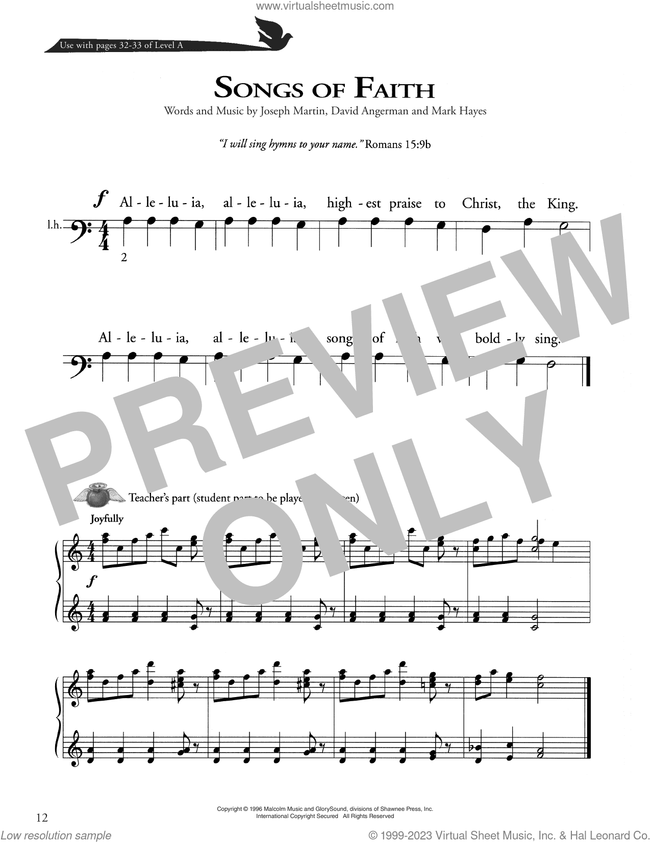 Songs Of Faith